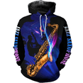 thumbnail image 2 of Sudadera con capucha para hombre, diseño de saxofón, estampado 3D, tendencia urbana, hip hop, otoño, manga larga, ropa de hombre de gran tamaño, 2 of 5