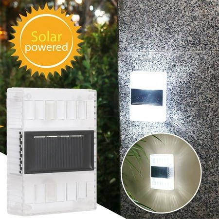 

WEPRO Solar Lights Outdoor 4Pack Stainless Steel Outdoor Solar Lights LED Landscape Lighting Solar Powered Outdoor Lights Solar Garden Lights For Way Walkway