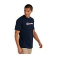 thumbnail image 3 of Berghaus Men's Organic Big Classic Logo 4A001111R14 T-Shirt Blue UK-2XL, 3 of 7