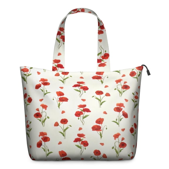 Pioneer Flower Floral Print Pattern Travel Tote Bags for Women Carry On,Large Weekender Bags for Women Travel,Multi Functional Duffle Bag for Work,Shopping,Sports