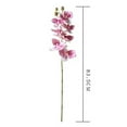 thumbnail image 5 of Artificial Orchid Flower Stem Plants Real Touch White Simulation Butterfly Flowers for Home Wedding Party Decoration 1Pc Butterfly Orchid DIY Wedding Party Desktop Home Decoration, 5 of 8