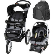 Angle View: Baby Trend Expedition Jogger Travel System, Millennium w/Graco Gotham Backpack Diaper Bag Value Bundle