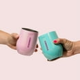 thumbnail image 5 of Corkcicle 12 oz Stemless Wine Glass, Triple Insulated Stainless Steel, Cotton Candy, 5 of 5