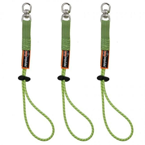 Squids 19765 10 lbs Boucles Élastiques Pivotantes, Lime - Standard