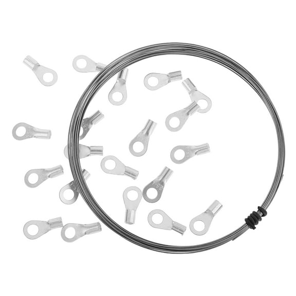 Worgeous Round Sealer Heating Wire Sealer Heat Wires With Connector Electric Heating Wire For Sealer Sealing Machines High Temp Sealing Strip For Packaging And Sealing