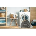 thumbnail image 2 of Ahgly Company Machine Washable Indoor Square Transitional Burgundy Brown Area Rugs, 6' Square, 2 of 7