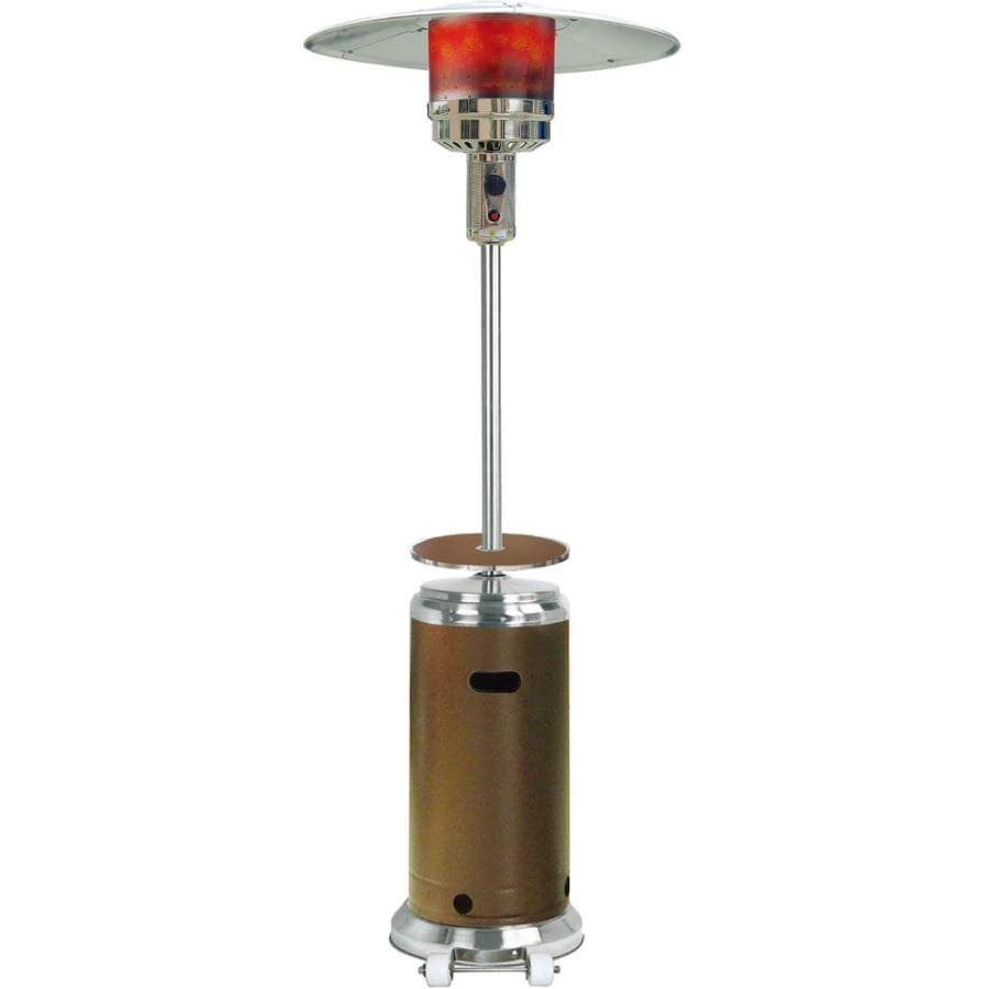 Hanover 7Ft. 48,000 BTU Steel Umbrella Propane Patio Heater in Bronze