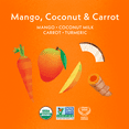 thumbnail image 3 of Once Upon a Farm Organic Refrigerated Baby Food Fruit & Veggie Blend Mango, Coconut & Carrot with Turmeric, 3.2oz Pouch, 3 of 12