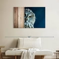 thumbnail image 2 of Elephant Stock Peeking Owl Wall Art - Horizontal Canvas Wall Art - Living Room Wall Decor - Animal Canvas - Blue And Beige Decor - 39" x 26", 2 of 8