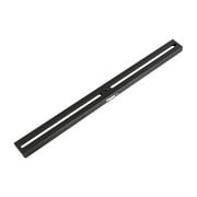 PETSOLA Telescope Mounting Plate Metal Plate Aluminum Alloy Professional 450mm Replace Easy to Install Mounting Fixing Plate Black