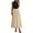 Beige Black, variant on Women Maxi Dresses Summer Casual Sleeveless Patchwork Knit Tank Dress Flowy Beach Sundress Long Dress
