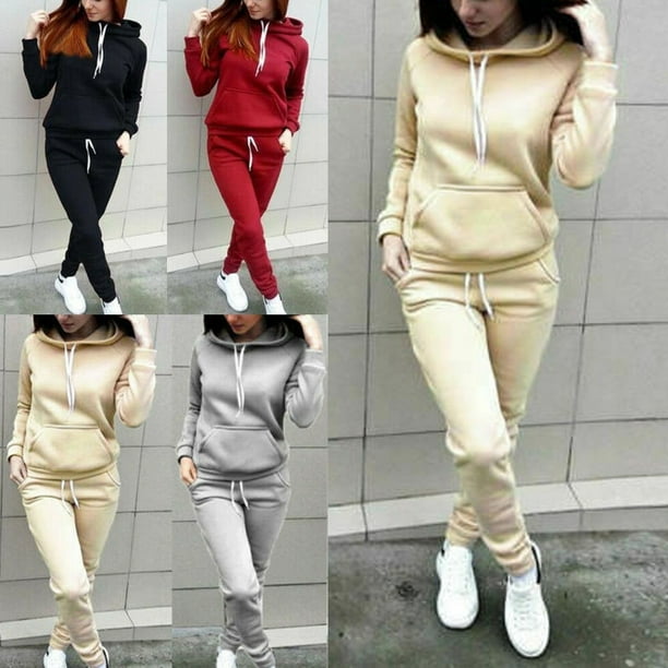 jogging pants and sweatshirt
