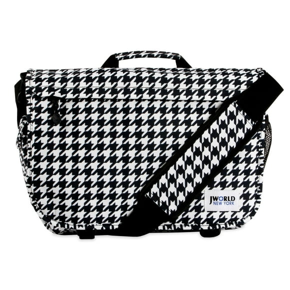 Bandolera J World Thomas 16 con funda para portátil en forma de pata de gallo