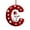 C, variant on A Alphabet Themed Christmas Ornaments With 2D Design For Tree Hanging Perfect For Customizing Holiday Decor
