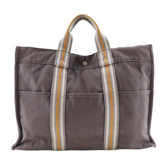Pre-Owned Hermes Hermès Fourre Tout MM Handbag, Ginza Exclusive, Cotton Canvas Tote... (Fair)