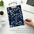 thumbnail image 5 of FMSHPON Cherry Blossoms Clipboard Hardboard Wood Nursing Clip Board and Pull for Standard A4 Letter 13x9 inches, 5 of 7