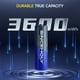 thumbnail image 2 of Pilas AA de litio recargables SINCEHOLY 3600 mWh, paquete de 8, 2 of 7
