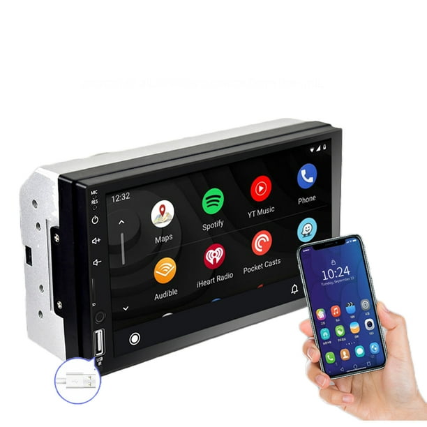 7'' 2 Din Car Stereo Apple Carplay Android Auto iOS Mirror Link