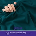 thumbnail image 4 of Bedsium Duvet Cover Cotton Solid - Duvet Cover 3 pcs, Includes 1 Duvet Cover Teal 3 pcs, Includes 1 Duvet Cover - King/Cal King (94x104) with Zipper Closure & 2 Pillow Shams, NO Comforter, 4 of 4