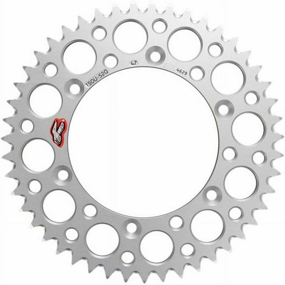 Renthal 150U-520-47Gbsi Ultralight Silver 47 Tooth Rear Sprocket 150U-520-47GBSI