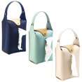 thumbnail image 3 of Toystoory Soporte de tejido para reposacabezas de coche, toalla de papel colgante, servilletas, bolsa, viaje familiar, organizador de Almacenamiento y organización del hogar azul claro, 3 of 6