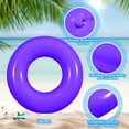 thumbnail image 2 of Paquete de 6 flotadores inflables para piscina JellyArch, 70 cm, color morado claro, 2 of 6