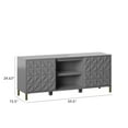 thumbnail image 7 of Twin Star Home TV Stand for TVs up to 60", Pure Gray, 7 of 7