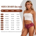 thumbnail image 4 of Fotbe Abstract Red Marble Calzones Estampados para Mujer – Ropa Interior de Algodón, Cómoda, Suave y Elástica-X-Small, 4 of 6