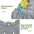 thumbnail image 6 of Sungmor Wall Hanging Elephant Flower Pot, Premium Resin Railing Fence Planter, Gray, 1 Count, 6 of 8