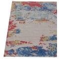 thumbnail image 3 of Exquisite Rugs Reflections Blue/Multi Bamboo Silk handloomed Area Rug, 3 of 4