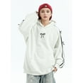 thumbnail image 6 of 2026 New Unisex Loose-fitting Fleece Hoodie - Bow Tie Long-sleeved Sweatshirt, 6 of 7