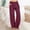 Red#01, variant on Women's Summer Cotton Linen Bohos Pants Hight Waist Wide Leg Palazzos Pants Womens Casual Solid Plus Size Loose Fits Lightweight Breathable Vacation Beach Pants