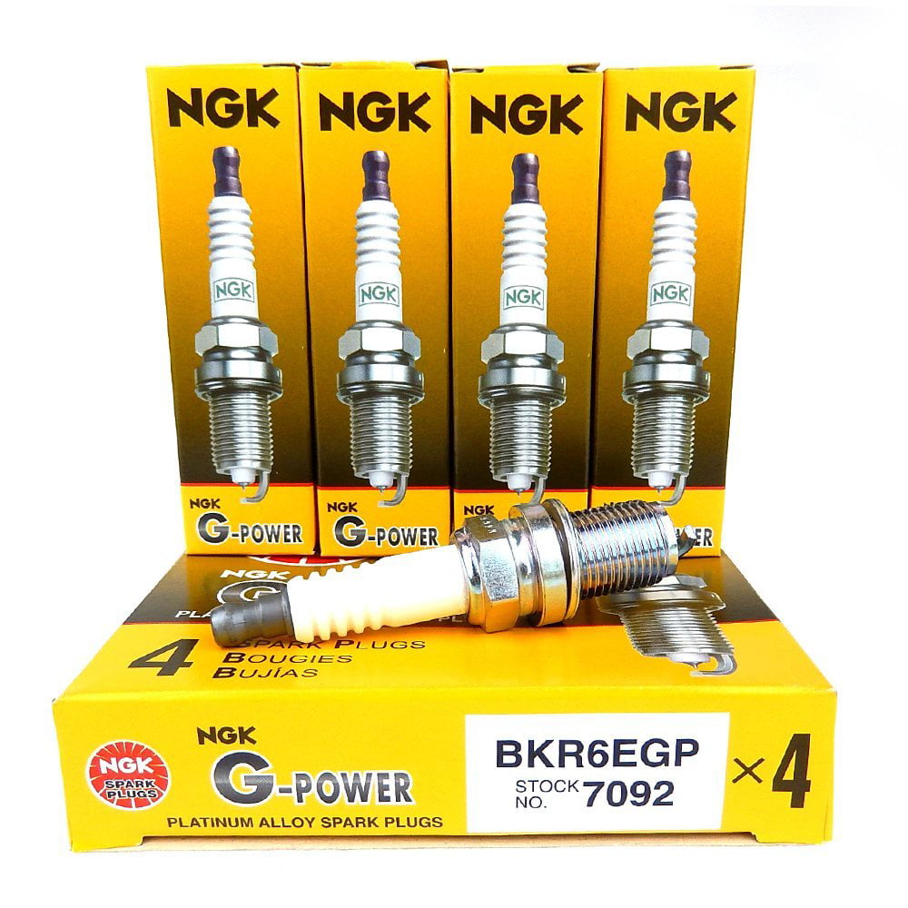 NGK 7092 G-Power Platinum Alloy Spark Plugs BKR6EGP 6 PCS *NEW* by NGK