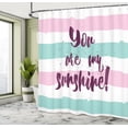 thumbnail image 5 of Ambesonne Inspirational Shower Curtain, Colorful Love Words, 69"Wx84"L, Multicolor, 5 of 5