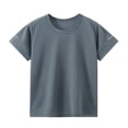 thumbnail image 5 of Fozruso 4 Pack Boys Short Sleeve T-Shirts Crewneck Classic Fit Athletic Tee Tops for School Casual Daily, 5 of 7