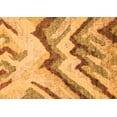 thumbnail image 1 of Ahgly Company Indoor Rectangle Abstract Orange Modern Area Rugs, 5' x 7', 1 of 4