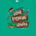 thumbnail image 4 of Inktastic Gone Fishing with My Grandpa Boys or Girls Baby T-Shirt, 4 of 5