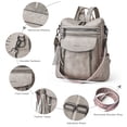 thumbnail image 6 of Shrrie Backpack Purse for Women Fashion Leather Backpack Purse Designer Travel Backpack Convertible Shoulder Bag with Wristlet for Work College, 6 of 6