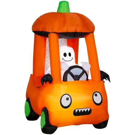 Halloween Ghost in Kiddie Car Scene  54 in  by Way To Celebrate