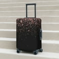 thumbnail image 2 of Lsque Rose Gold Glitter1 Printed Luggage Cover, Travel Luggage Protector,Scratch and Dirt Resistant, Fits 18-32 Inch Luggage - Small, 2 of 9
