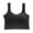 Black, variant on Seamless Sport Bra Vest Type Sweat Absorption Push-up Padded Wire-free Layering Gym Underwear Elastic Good Breathability Yoga Fitness Bra