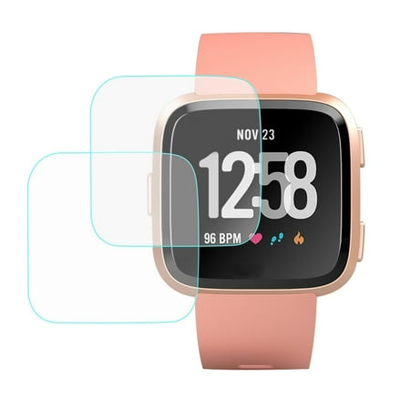 - Pack of 2 - Premium Tempered Glass Screen Protector Guard Saver For Fitbit Versa 2x