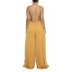 thumbnail image 3 of VISgogo Mono sin mangas con cuello halter para mujer con pierna ancha Color sólido Ropa de verano fresca sin espalda VISgogo moda, 3 of 9