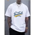 thumbnail image 1 of T-Shirt de Mode Été pour Garçons de Baseball, 1 of 5
