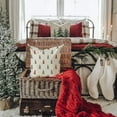 thumbnail image 3 of Christmas Pillow Covers 16x16 inch Set of 2 Christmas Tree Decorative White Throw Pillow Covers Winter Famliy Decoration for Home Couch TH-30G16, 3 of 6