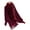 Burgundy, variant on Loose Fit Furry Collar Shrug Cardigan Knit Leopard Long Batwing Sleeve Open Front Sweater Shawl for Women Ponchos Capes