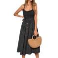 thumbnail image 4 of Julyccc Robe d'Été Bohème Sans Manches pour Femmes Robe Maxi de Plage, 4 of 4