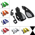 thumbnail image 3 of Yuangui 1 Pair Universal Motorcycle Handguards Hand Guards Protectors Motorbike Motocross Protector (Black), 3 of 5