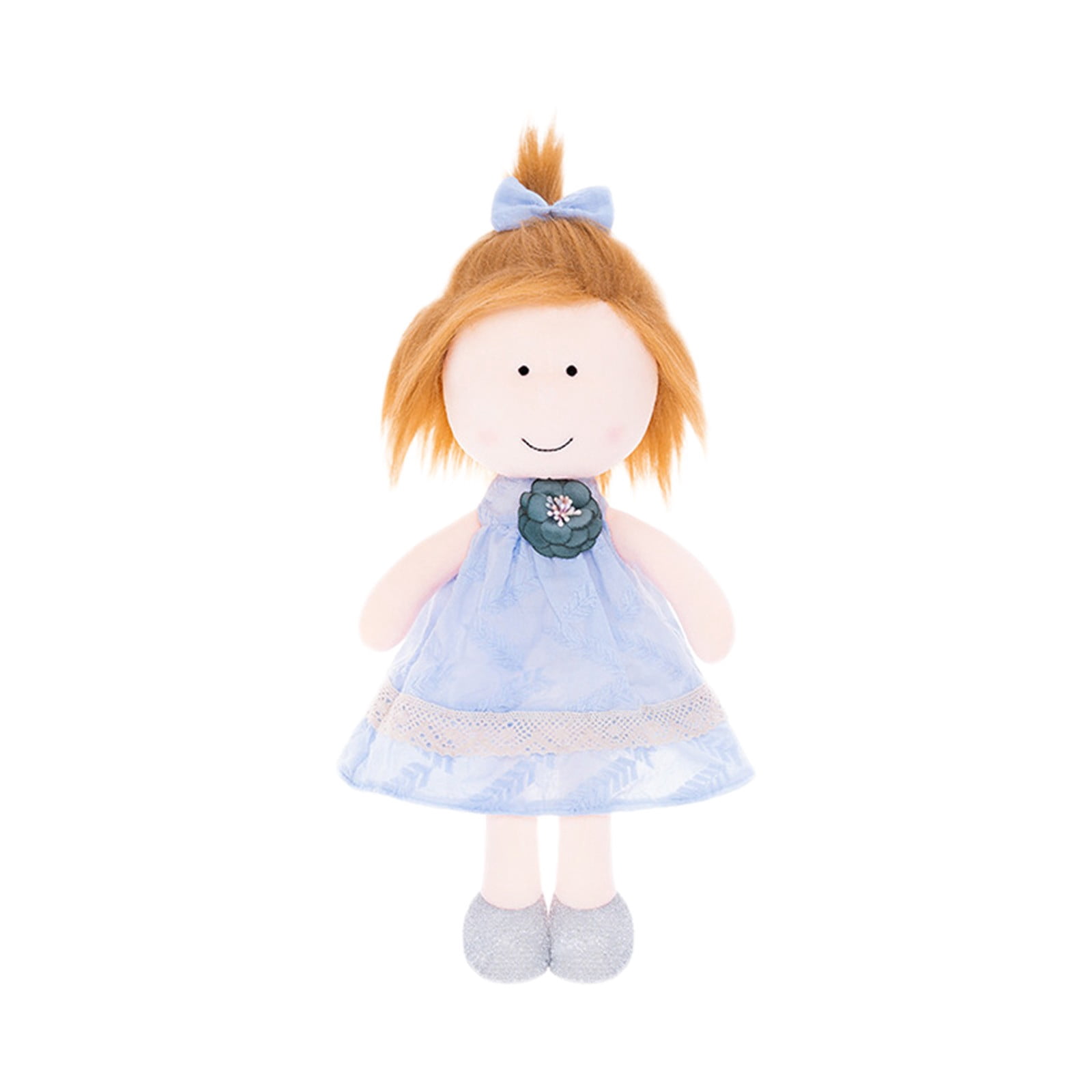 ZZkhGO Lint Knit Doll, Adorable Stuffed Teddy Figure, Soft Fabric Plush Toy for Home Decor