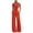 A44 Orange-Jumpsuits for Women, variant on Mifsaly Wide Leg Jumpsuits for Women Sleeveless Button Front Jumpsuit Elegant Business Casual Work Rompers with Belt and Pockets L